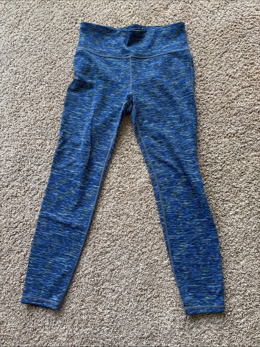 GAP Blue Space-Dye Leggings